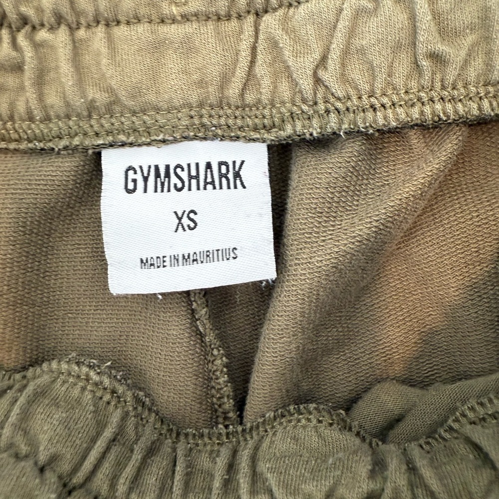 Gymshark army green training straight leg sweatpants size XS track pants - Picture 3 of 6